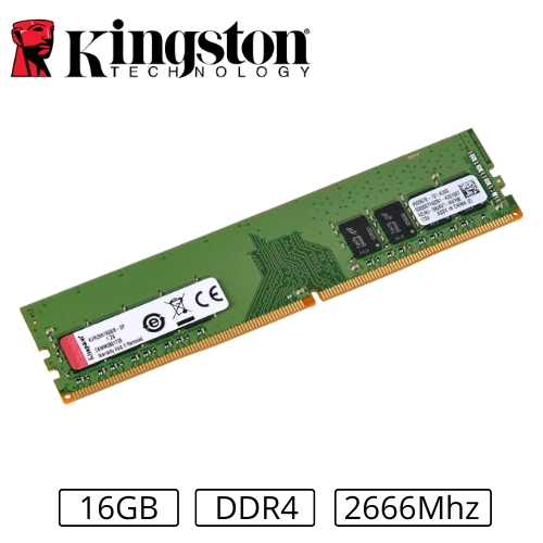 MEMORIA 16GB/DDR4 2666MHZ CL-16 PC4-21300 KINGSTON
