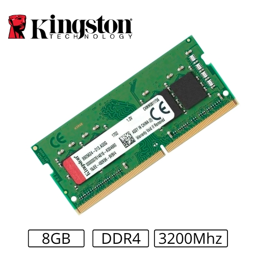MEMORIA 8GB/DDR4 3200MHZ NOTEBOOK CL-22 PC4-25600 KINGSTON