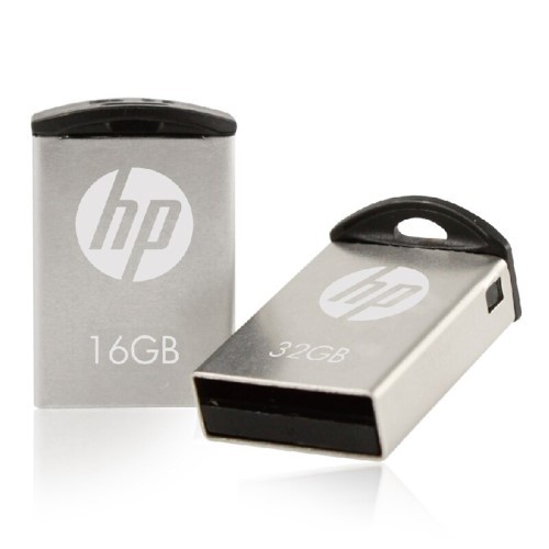 PEN DRIVE 16GB MINI USB 2.0 HPFDV222W-16 PRATA HP