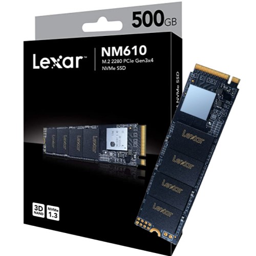 SSD 500GB M.2 NVMe  2100MBPS PCIE 2280 NM610 LEXAR