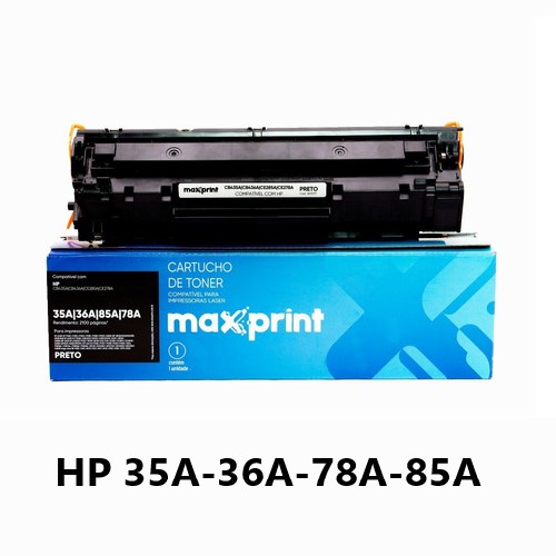 TONER COMPATIVEL HP 35A/36A/78A/85A PRETO MAXPRINT