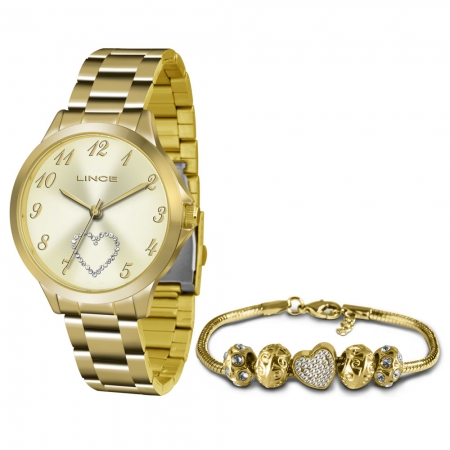 Relógio Lince Feminino Com pulseira LRG4454L analógico 14454