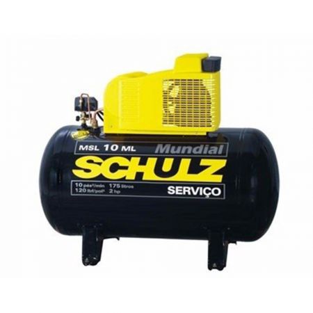 Compressor de Ar Mundial MSL 10 ML/175 2hp 220V Monofásico - Schulz