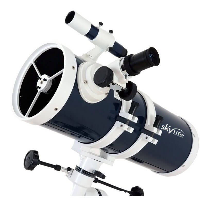 Telescópio 152mm (6 pol.) Refletor Newtoniano Skylife Pandora 6 Blue Diamond + Câmera Lunar