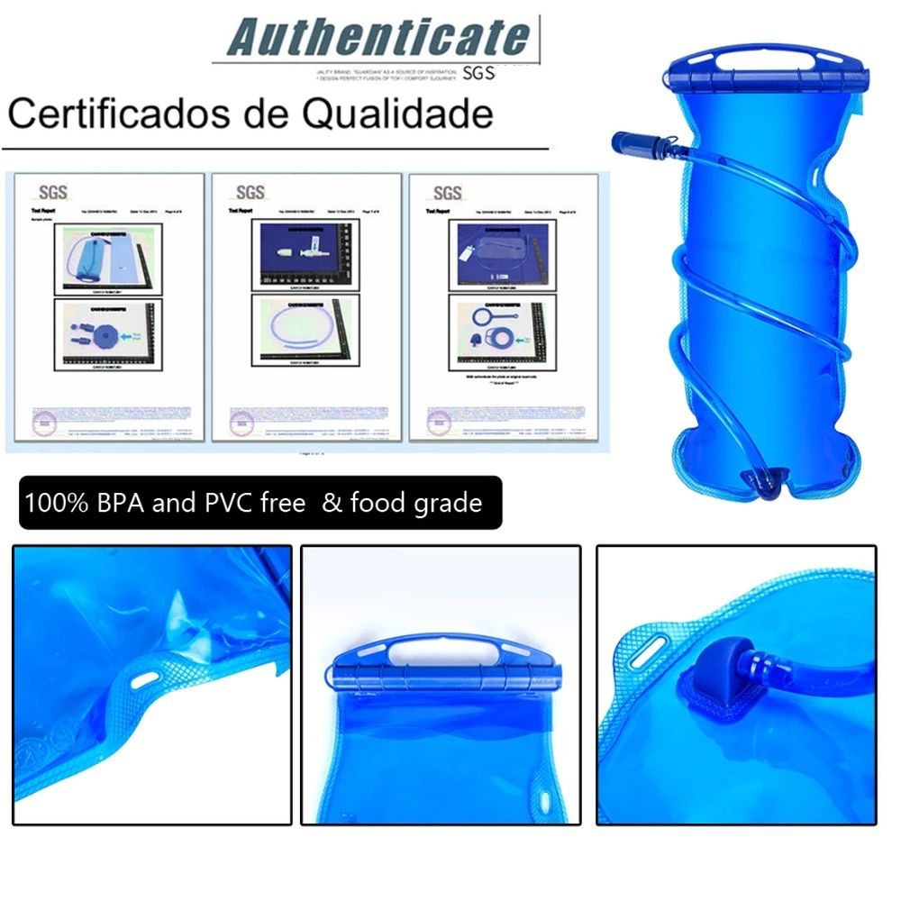 Refil Mochila de Hidratação 2 litros 100% Livre de PVC e BPA