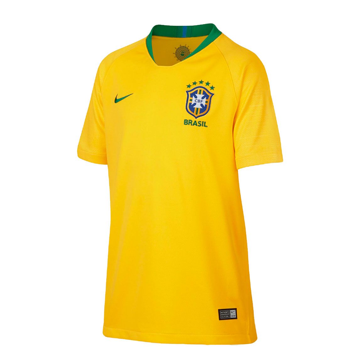 Camisa Brasil Home 2018 Infantil