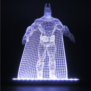Luminaria LED - Batman 3D
