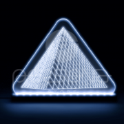 Luminaria LED - Piramide 3D