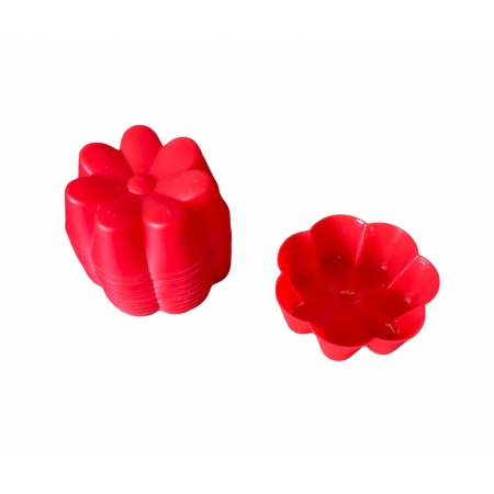 Forminhas de Silicone Cupcake Flor (12 peças)