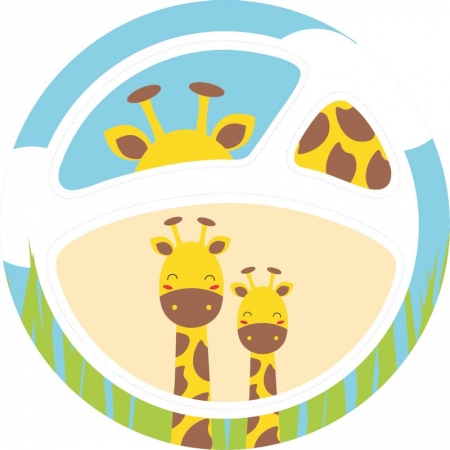 Prato Divisórias Eco Girafa