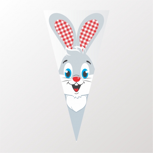 Cone Happy Bunny Face - 50 unidades