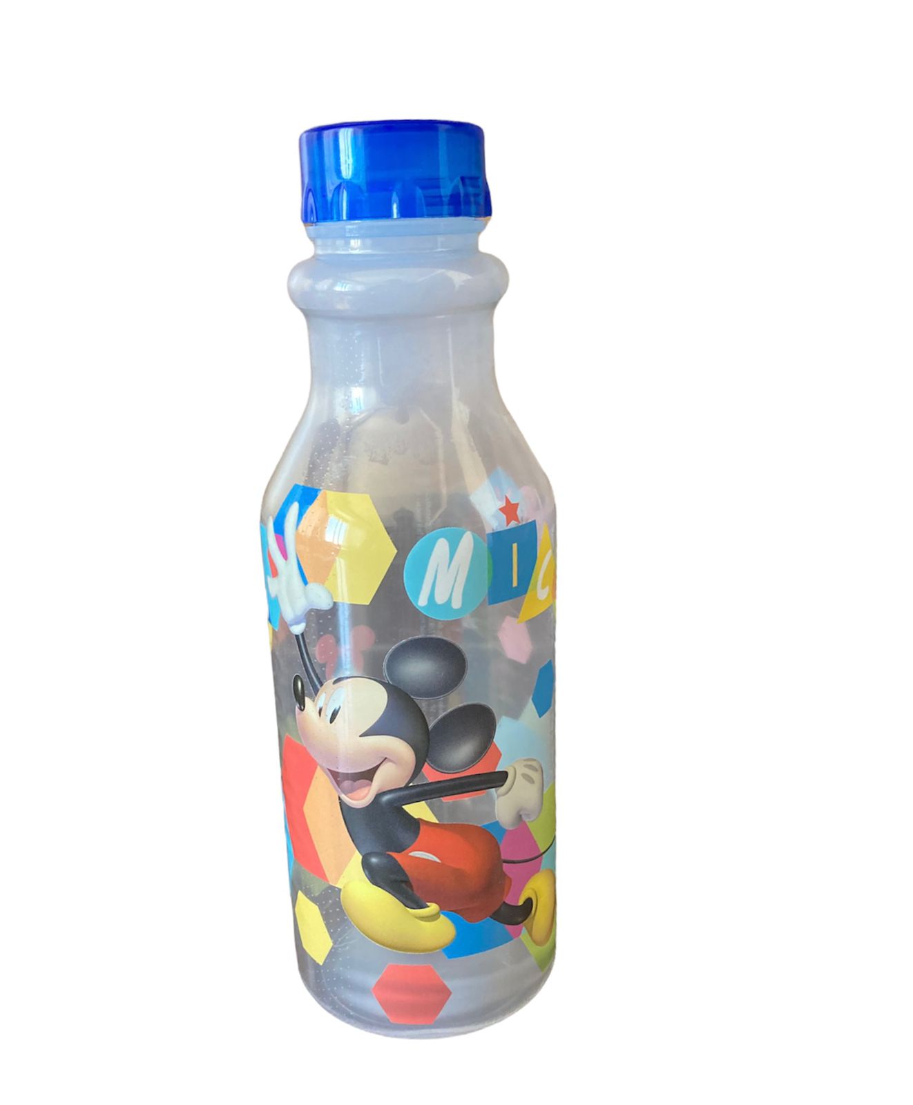Garrafa Plástico Mickey Colorida 500 ml