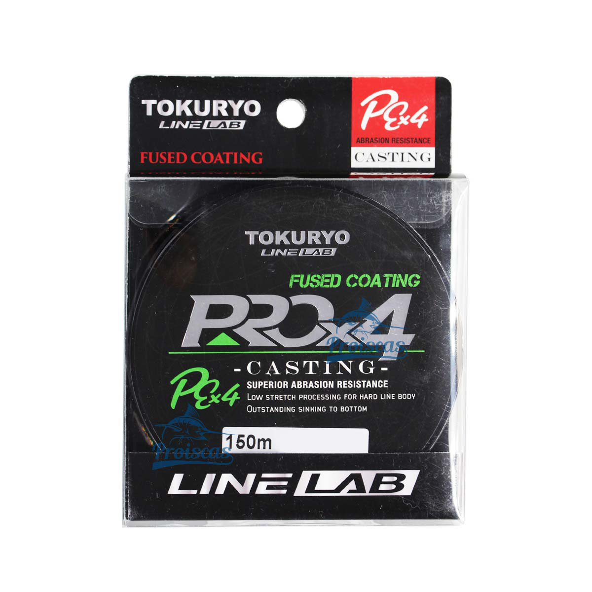 Linha Multifilamento Tokuryo Pro X4 Fusionada Verde - 150m