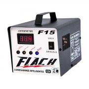 Carregador De Bateria Inteligente 15a 12v F15 Flach