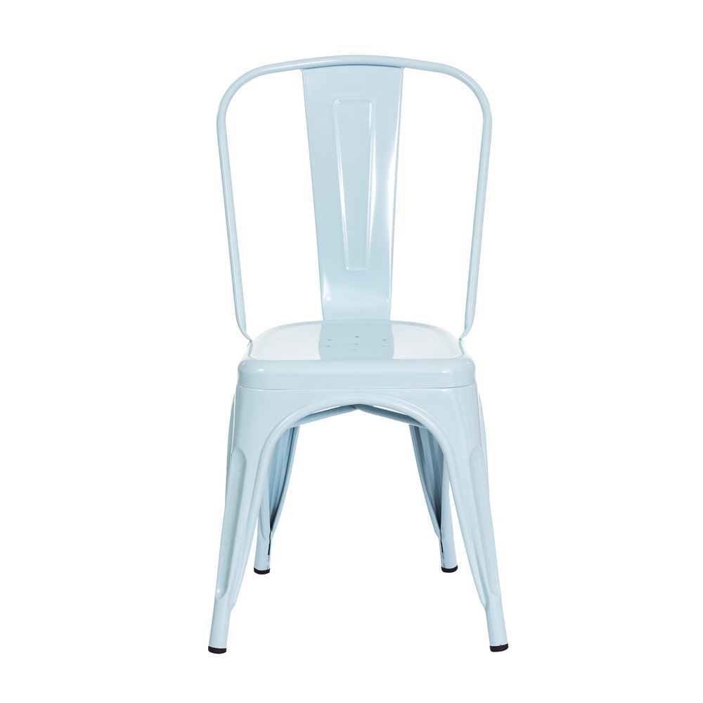 Cadeira Tolix Iron Design Azul Tiffany
