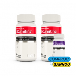Kit L-Carnitina Termogênico 02 potes - Ganhe 1 Thermogenize Inove Nutrition®