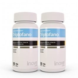 Kit Triptofano 190mg  Inove Nutrition®  2 potes c/ 30 cápsulas cada