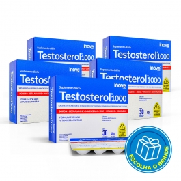 Testosterol ® 1000 - 5 unidades c/ 30 comprimidos cada Inove Nutrition