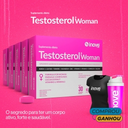 Testosterol ® Woman - 5 unidades - Compre e Ganhe Brindes Inove Nutrition