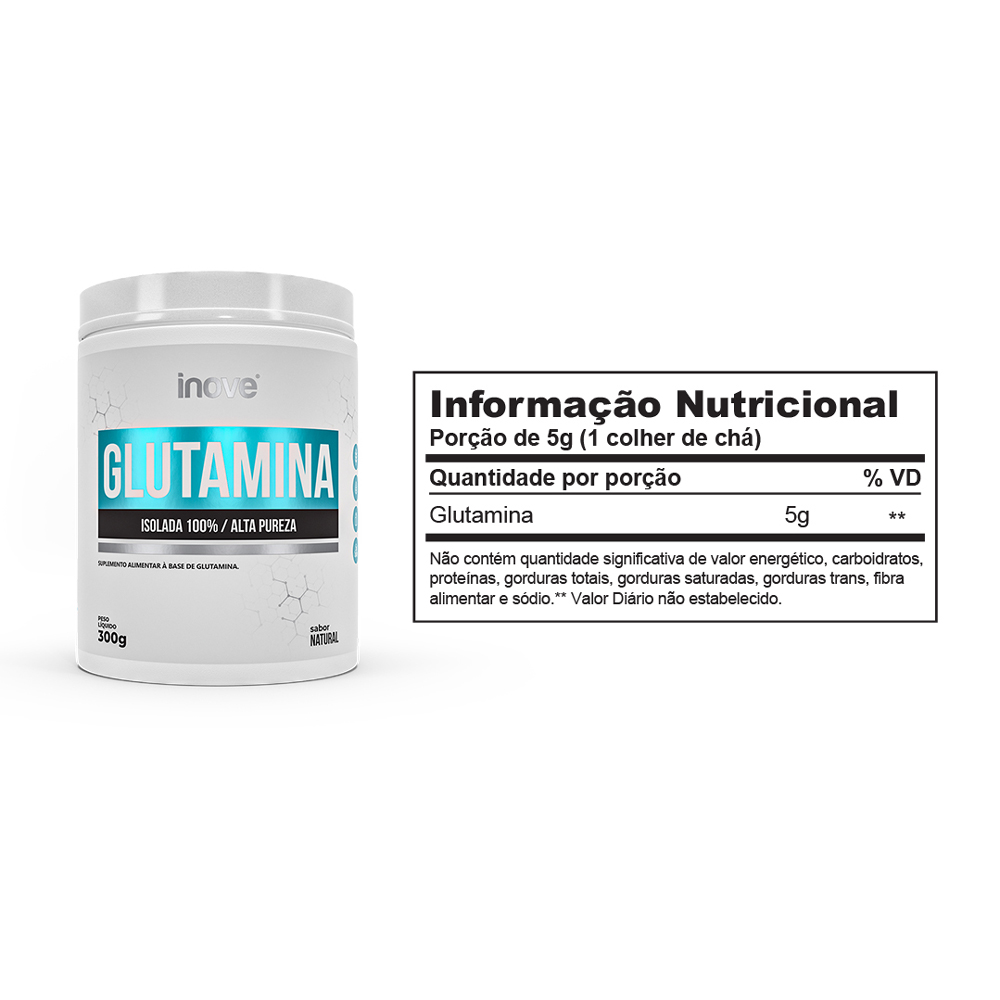 Kit Testosterol 1000 + Glutamina 300g + Brinde Inove Nutrition