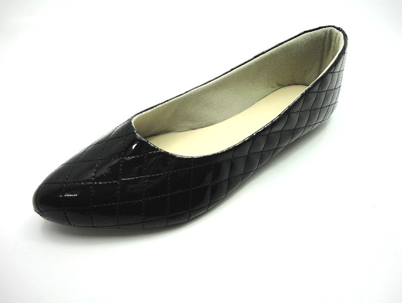 Kit para fabricação de sapatilhas bico fino - Matelassê preto