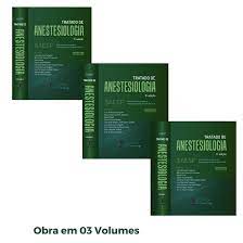 Livro Tratado de Anestesiologia 9 Ed 2021 - 3 Vol - SAESP - Pré-Venda