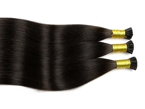 Mega Hair de Queratina Cabelo Humano Premium Castanho Escuro Natural - 60cm 100g (ENCOMENDA) Frete Grátis