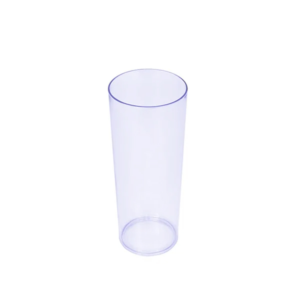 Copo Long Drink 350ml Plástico PS Transparente Neon