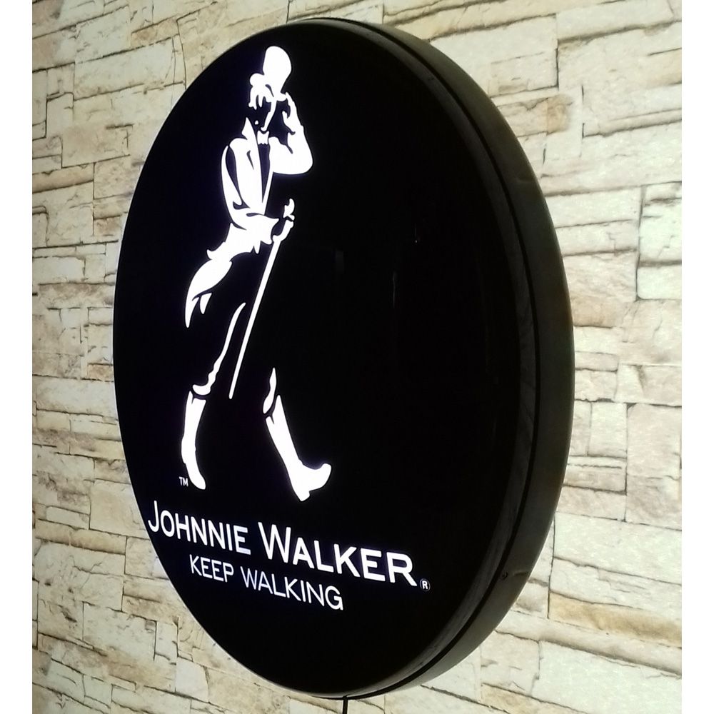 Luminoso Retro Johnnie Walker 40cm Decor Parede