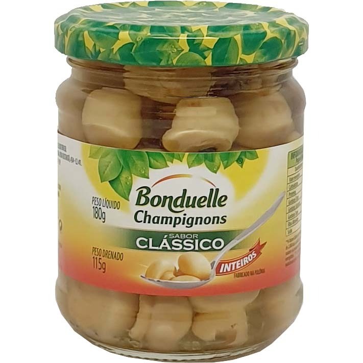 Cogumelos Champignons Clássico Bonduelle - 180g -