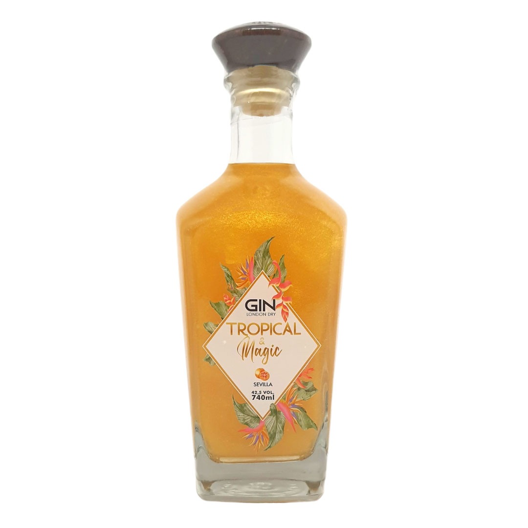 Gin London Dry Tropical & Magic Sevilla - 740ml -