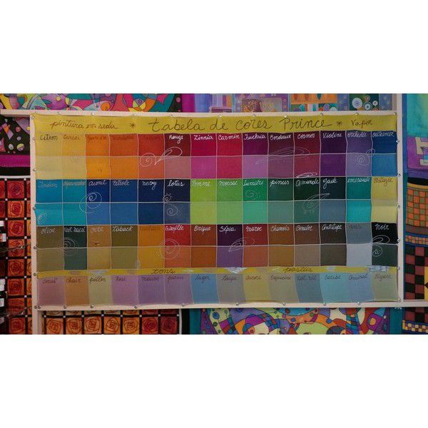 Kit completo de aquarelas 63 cores110ml: Compre e Ganhe 2,0M DE SEDA PONGE 5 + UMA TABELA DE CORES IMPRESSA NO TECIDO