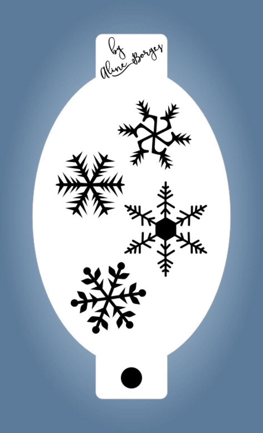Stencil Flocos de Neve