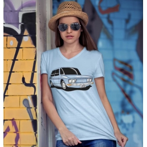 Camiseta MK75 Baby-Look (Feminina) - VW Brasília / AIR-COOLED Collection