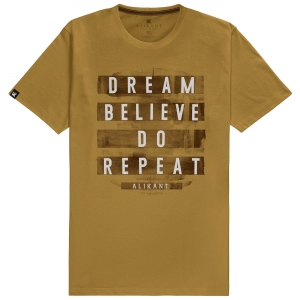 Camiseta Tradicional (Unissex) Dream Believe Do Repeat