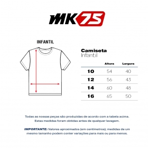 Camiseta MK75 Tradicional (Unissex) - VW GOL GT Preta Mescla
