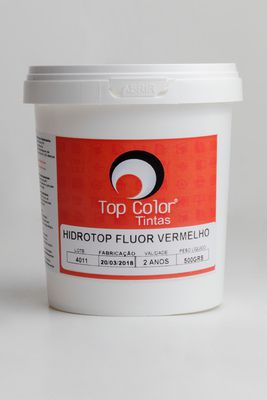 HIDROTOP FLUOR - VERMELHO -500gr