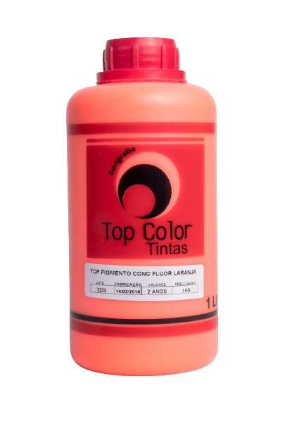 Top pigmento conc fluor laranja - 0,250 kg