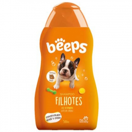 Shampoo Beeps Filhotes para Cães e Gatos 500ml