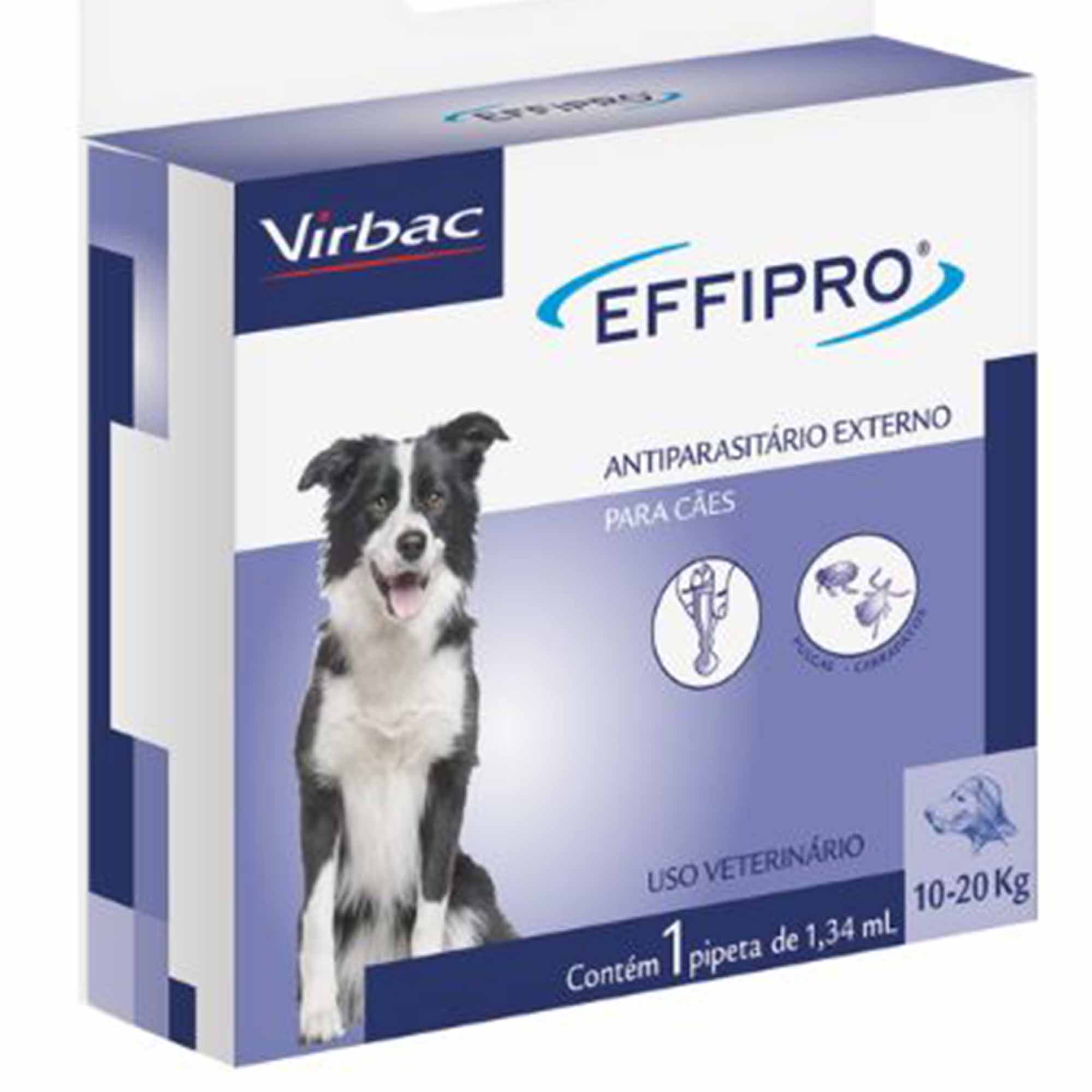 Effipro 1,34ml - Antiparasitário para Cães acima de 10kg
