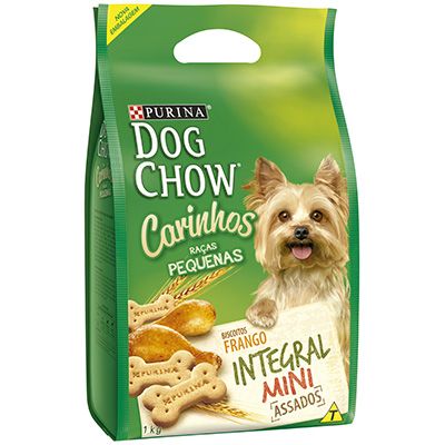 Biscoito Dog Chow Carinhos Integral Mini - 1kg