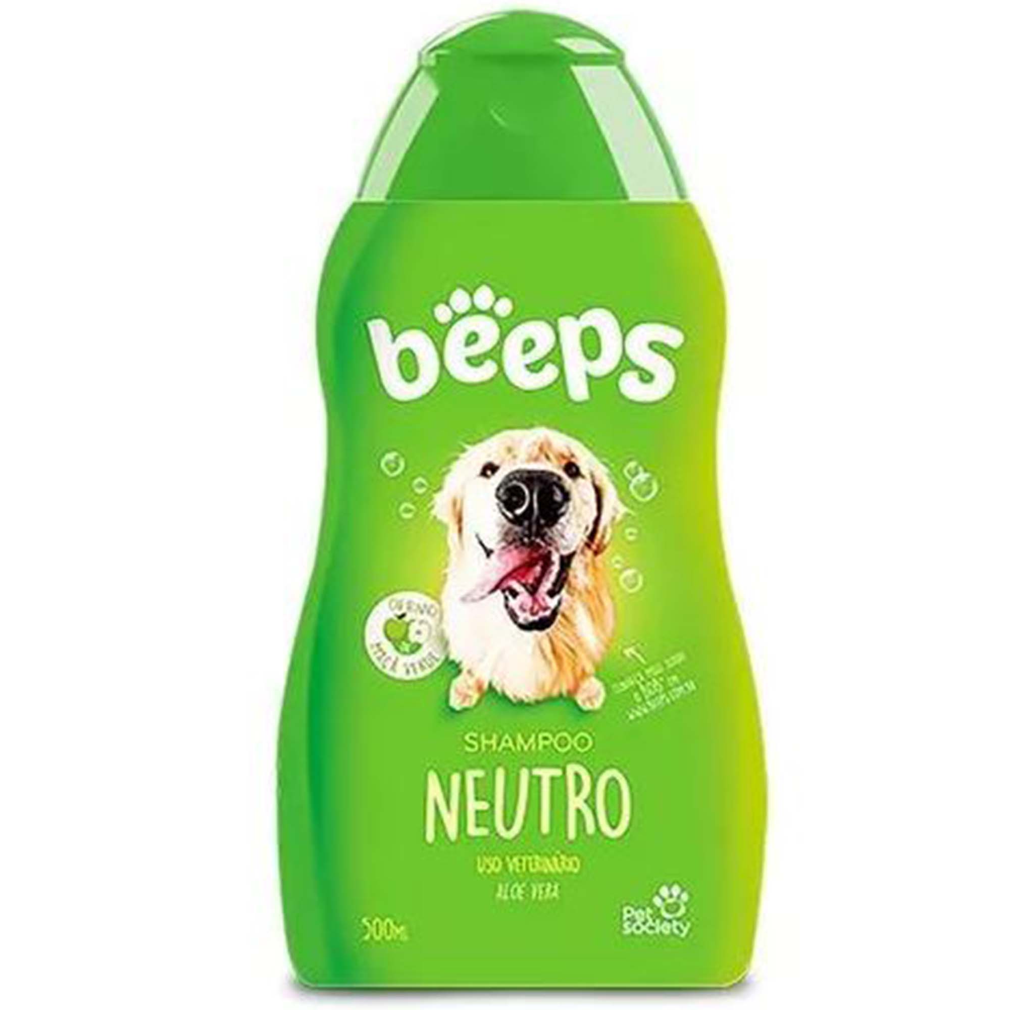 Shampoo Beeps Neutro para Cães e Gatos 500ml