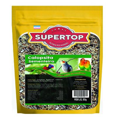 Supertop Sementeira p/ Calopsita e Agapornis – Alimento Premium - 500g