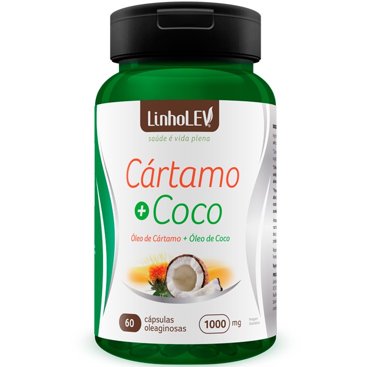 Óleo Cártamo + Coco cápsulas 1g