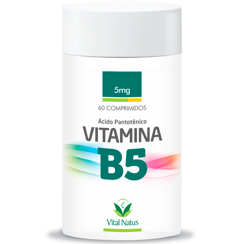 Vitamina B5 Ácido Pantotênico 60 comp