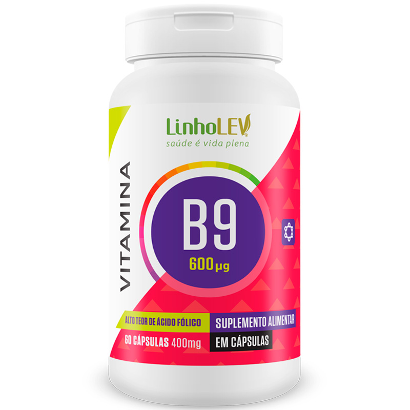 Vitamina B9 Ácido Fólico Concentrado 60 cáps