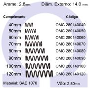 Mola de Compressão OMC 280140XXX (Embalagem 5 peças)