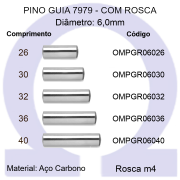 Pino Guia 7979 OMPGR 06026/30/32/36/40 (Emb.50 peças)