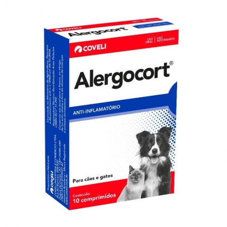 Anti-Inflamatório Alergocort - Caixa com 10 comprimidos