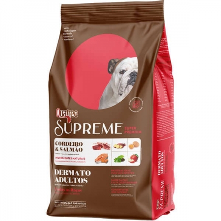 Quatree Supreme Cães Adultos Dermato Todas as Raças 15kg